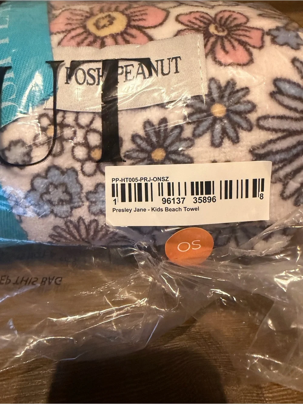 Posh Peanut Kids Presley Jane Beach Towel NEW